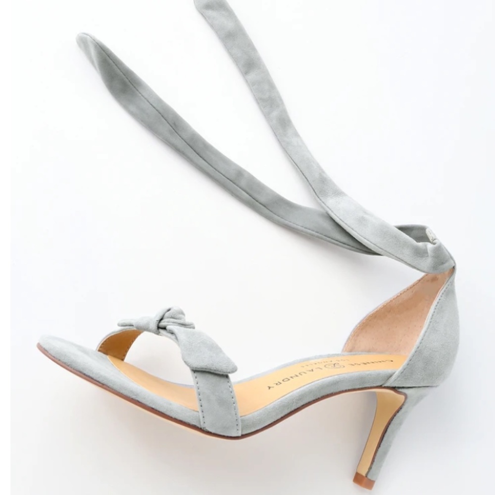 Chinese Laundry Rhonda Suede Chambray Heels